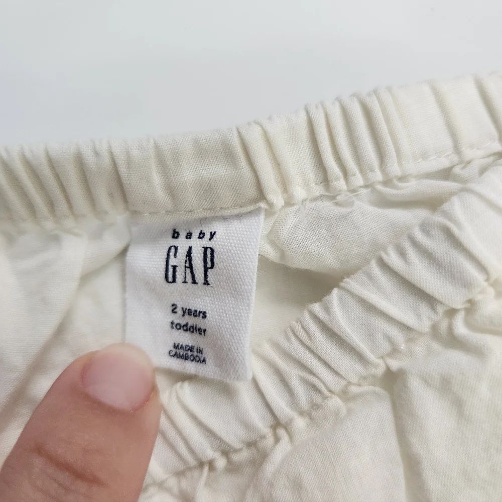 Baby Gap Boy Girl Beige Off White Diaper Cover Size‎ 2 Years Toddler